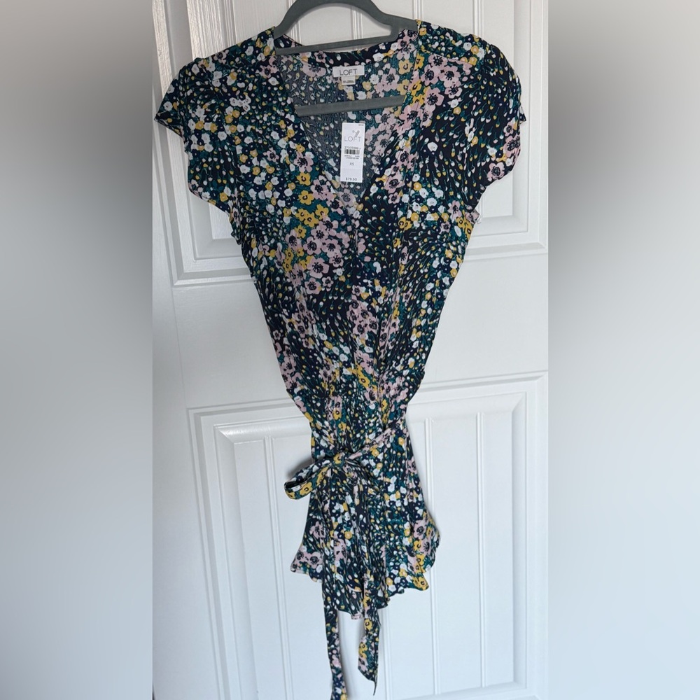 NWT LOFT Multicolor Floral Romper